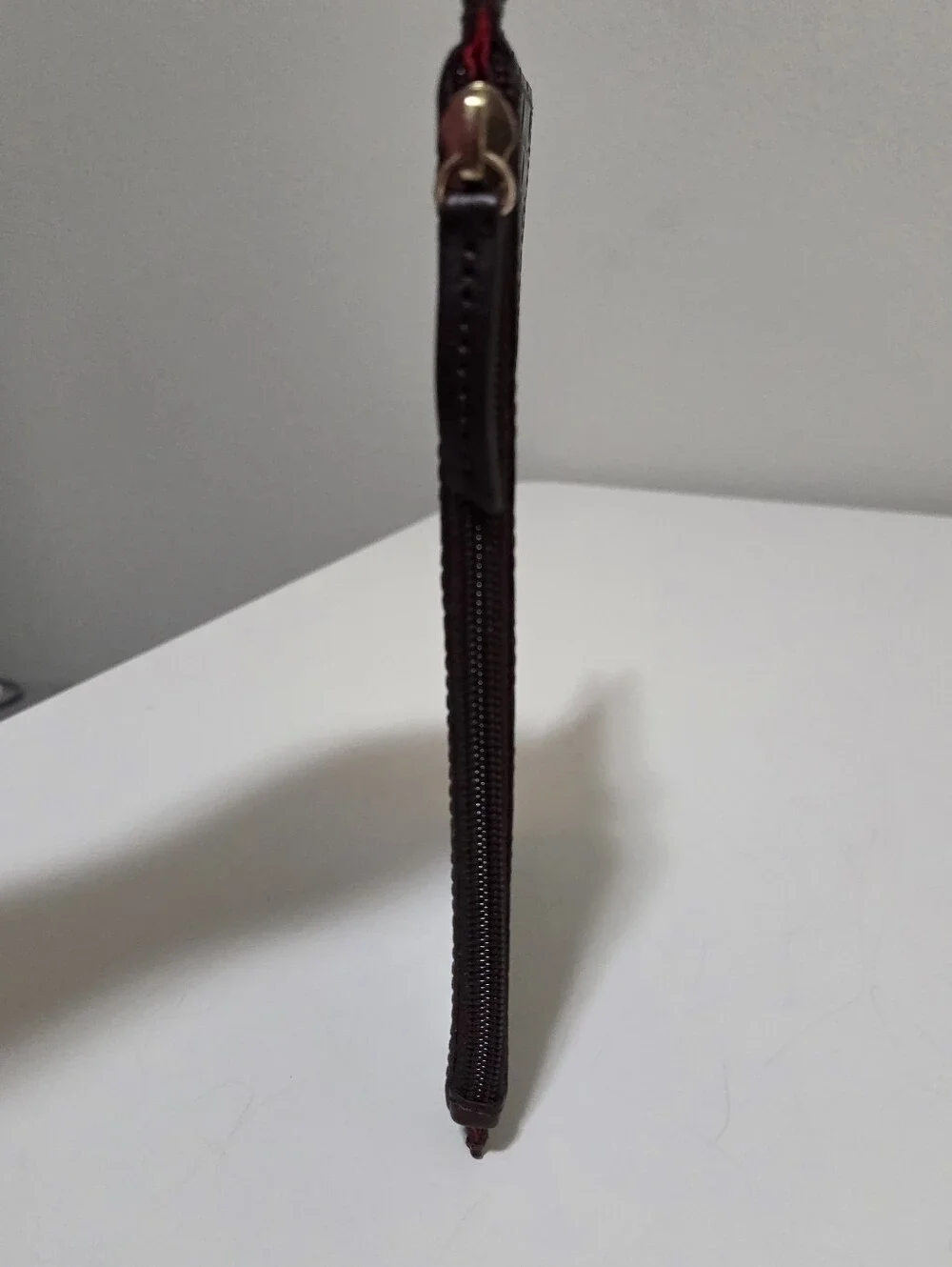 Dooney And Bourke Green Woven Leather Wristlet